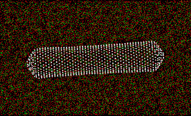 Stretching of a Nanotube Polyethylene Composite