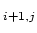 $ _{i+1,j}$