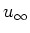$ u_\infty$